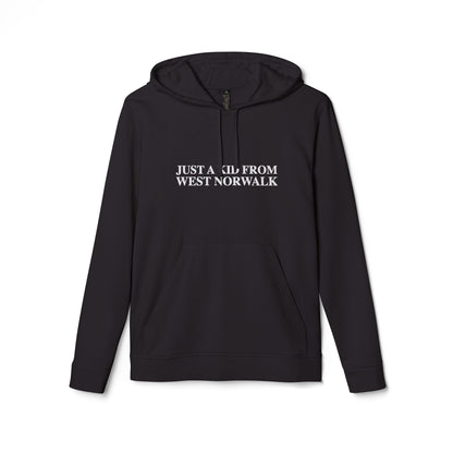 Just a kid from West Norwalk adidas Unisex Fleece Hoodie