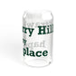 Strawberry Hill is my happy place Sipper Glass, 16oz
