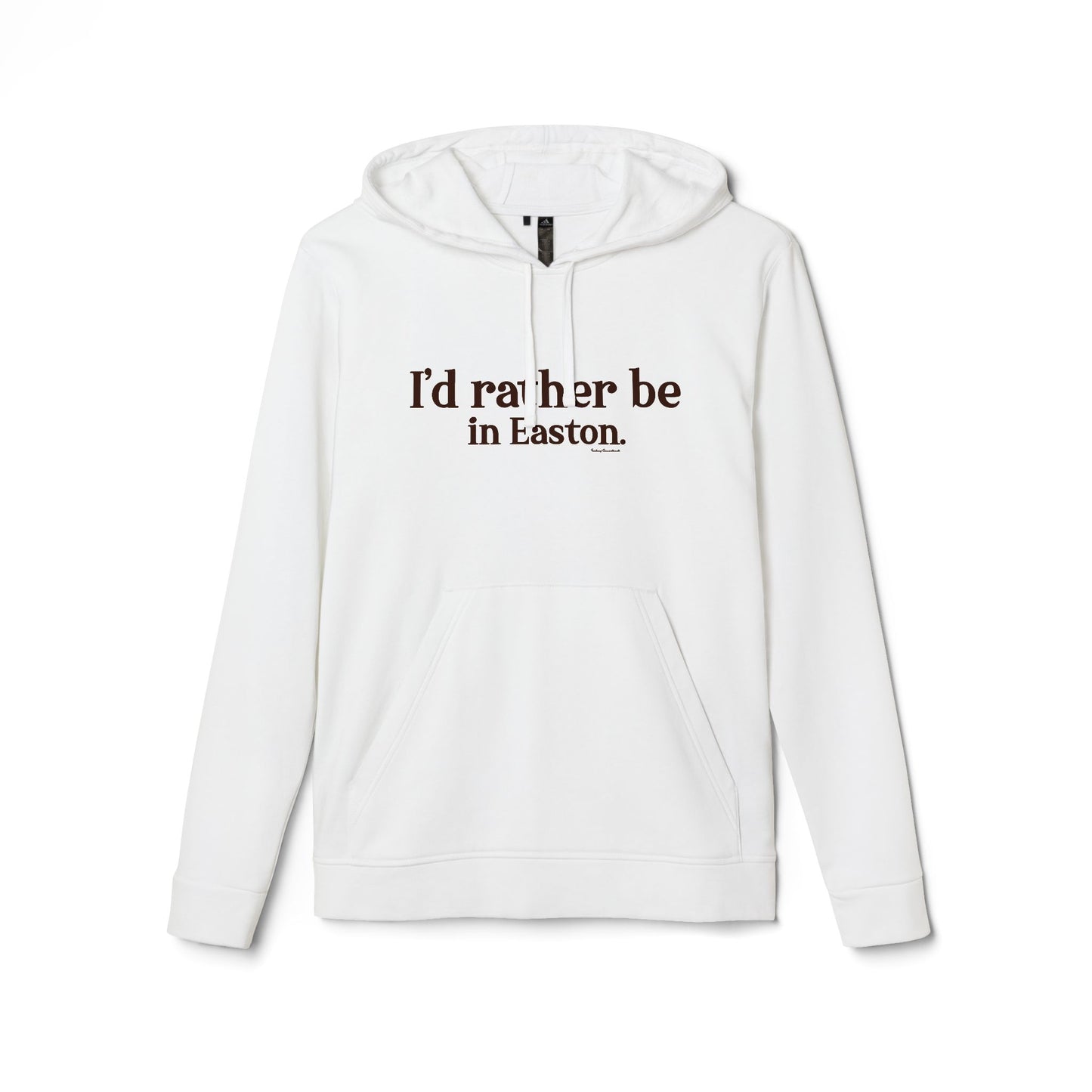 I'd rather be in Easton adidas® Unisex Fleece Hoodie