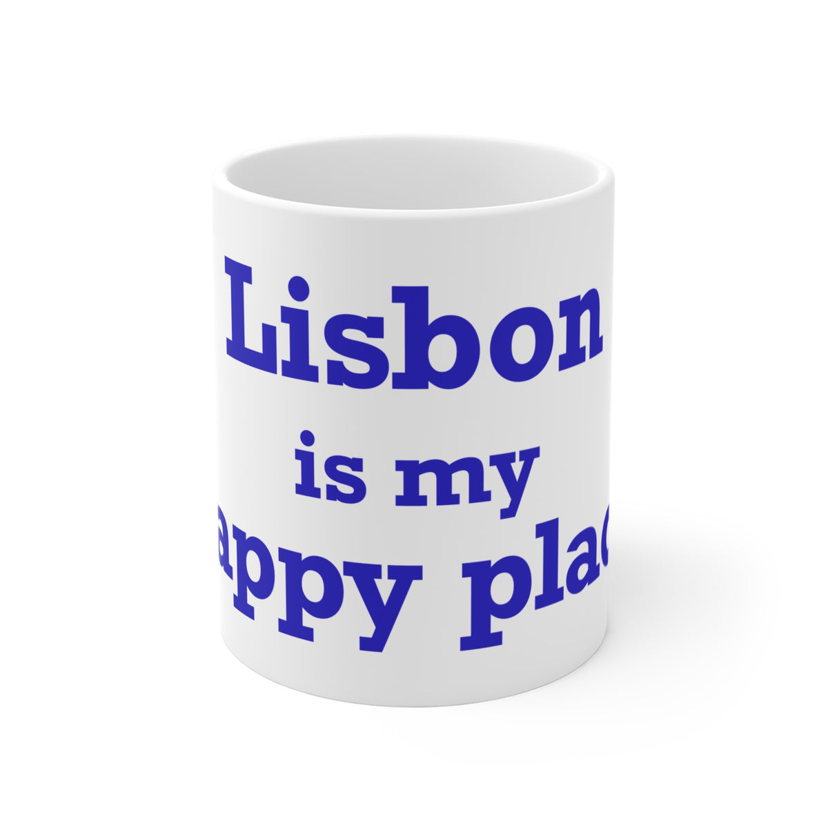 Lisbon is My Happy Place Place Mug 11oz