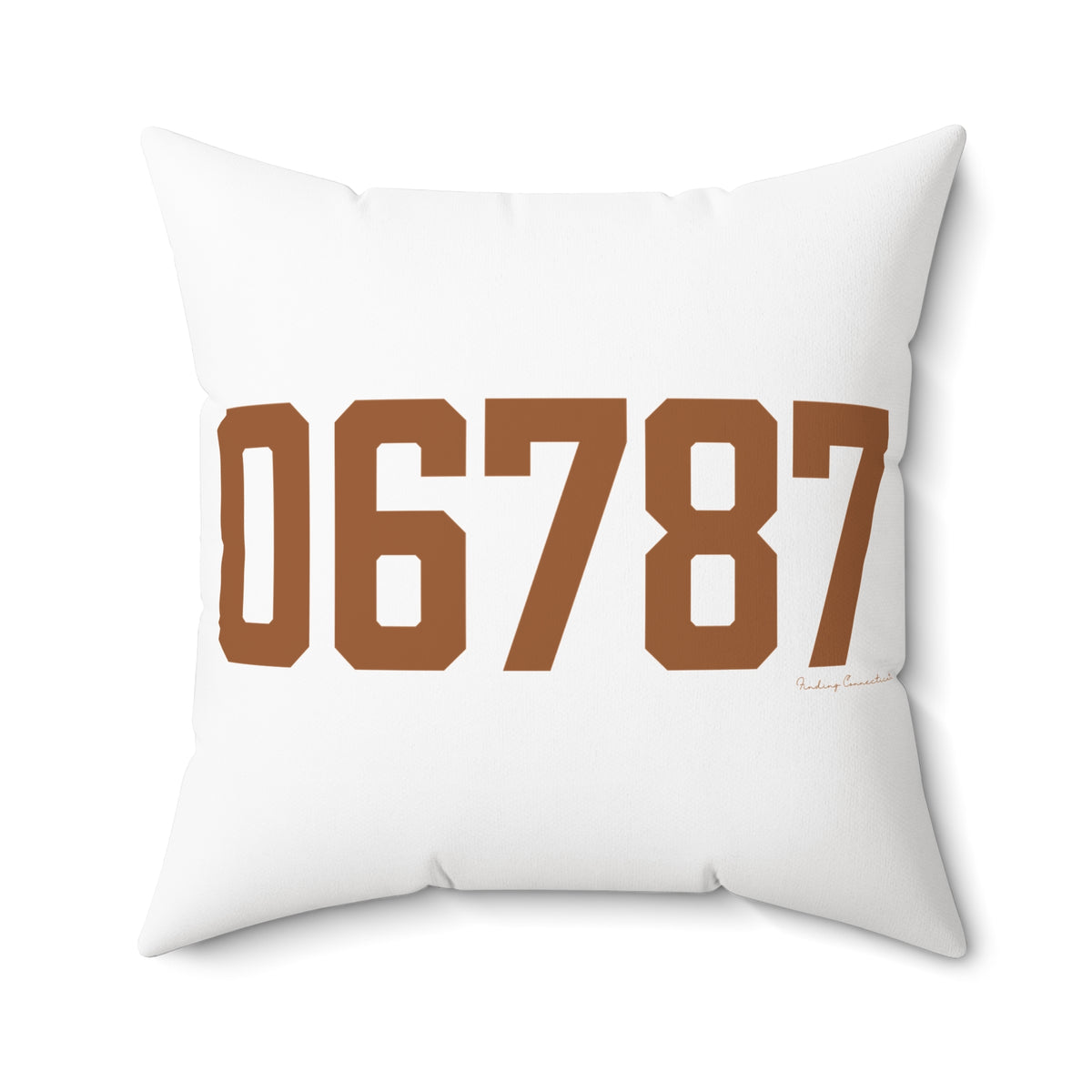 06787 Thomaston Connecticut Zip Code Polyester Square Pillow