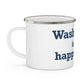 Washington is My Happy Place Enamel Camping Mug