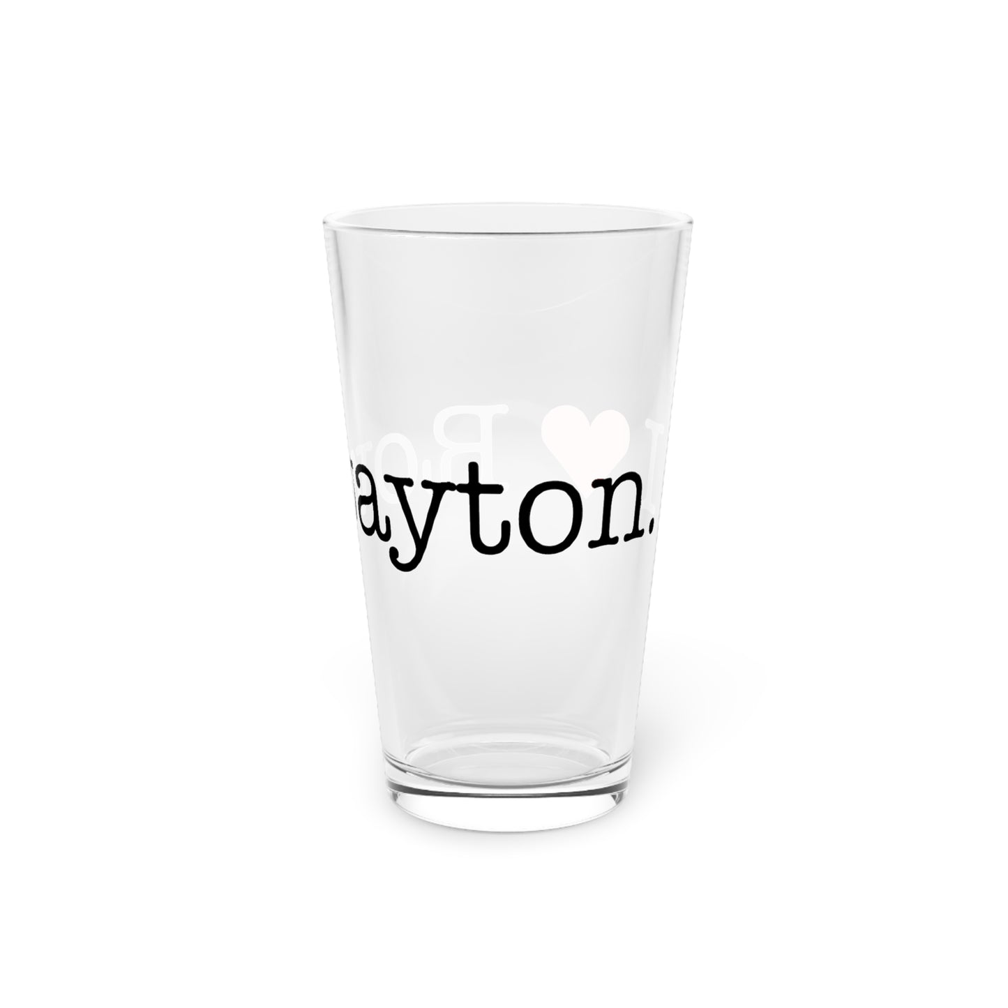 I Heart Rowayton. Pint Glass, 16oz