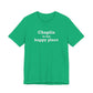 Chaplin is My Happy Place Unisex Jersey Short Sleeve T-Shirt