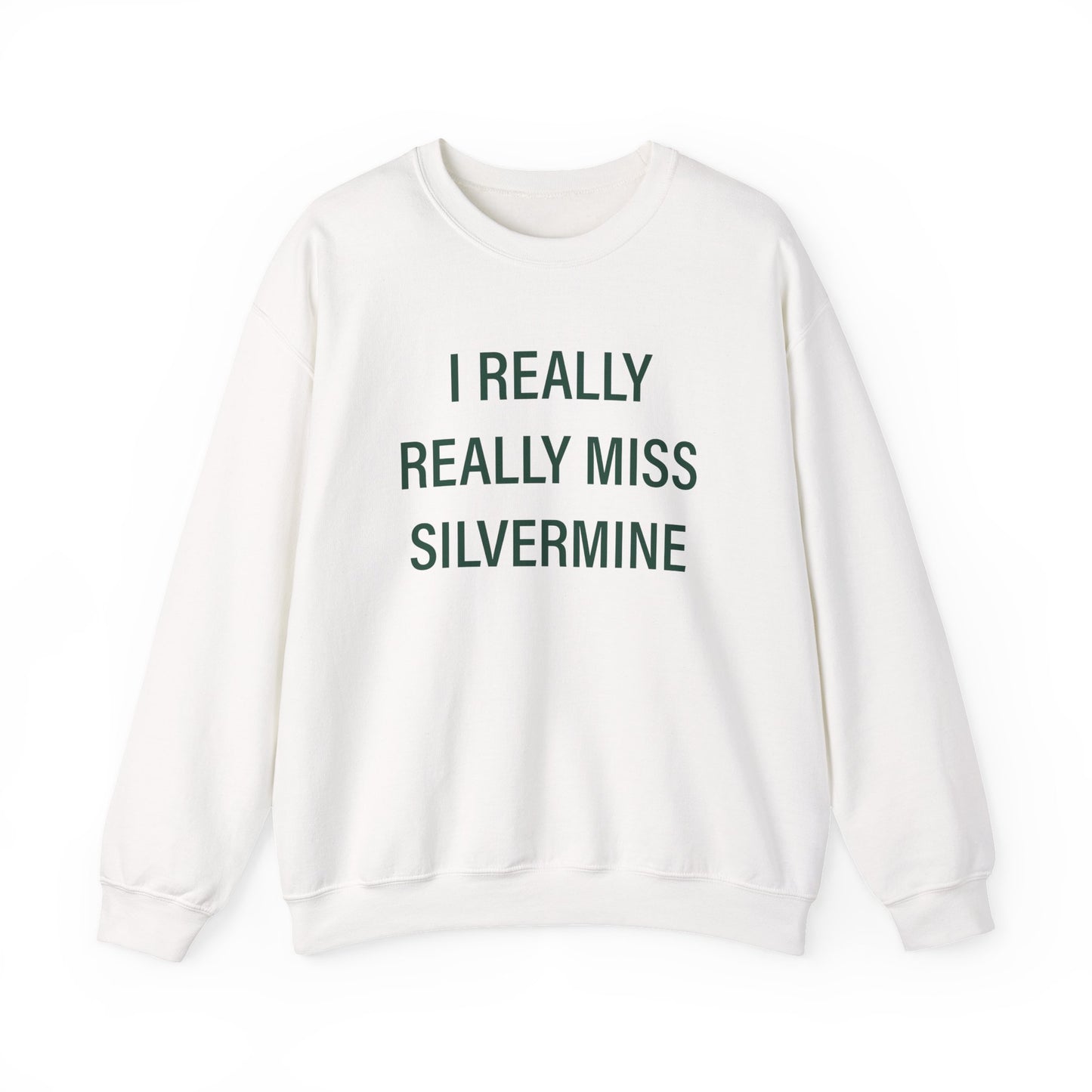 I Really Really Miss Silvermine Unisex Heavy Blend™ Crewneck Sweatshirt