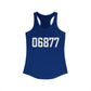 06877 Ridgefield CT Zip Code Women's Ideal Racerback Tank Top