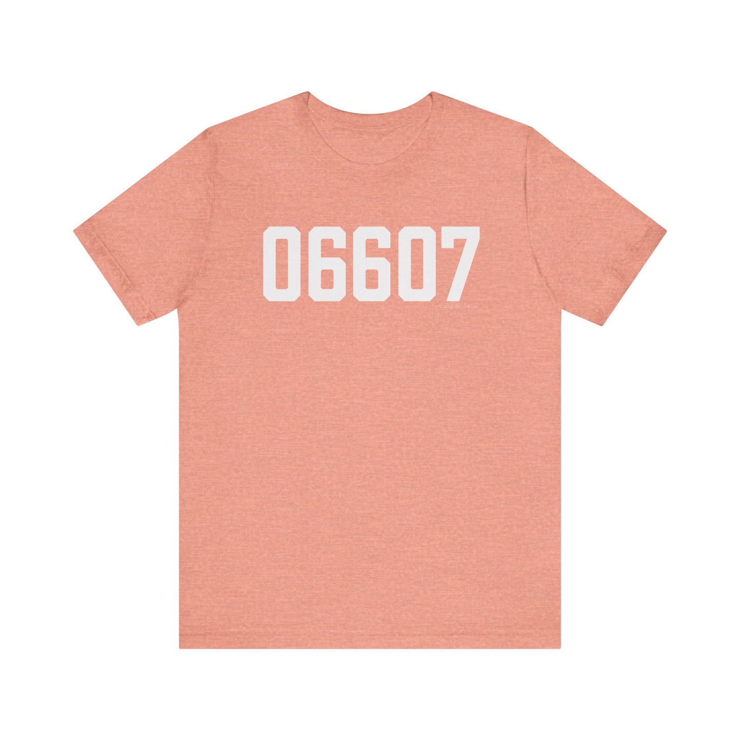 06607 Bridgeport CT Zip Code Unisex Jersey Short Sleeve T-Shirt