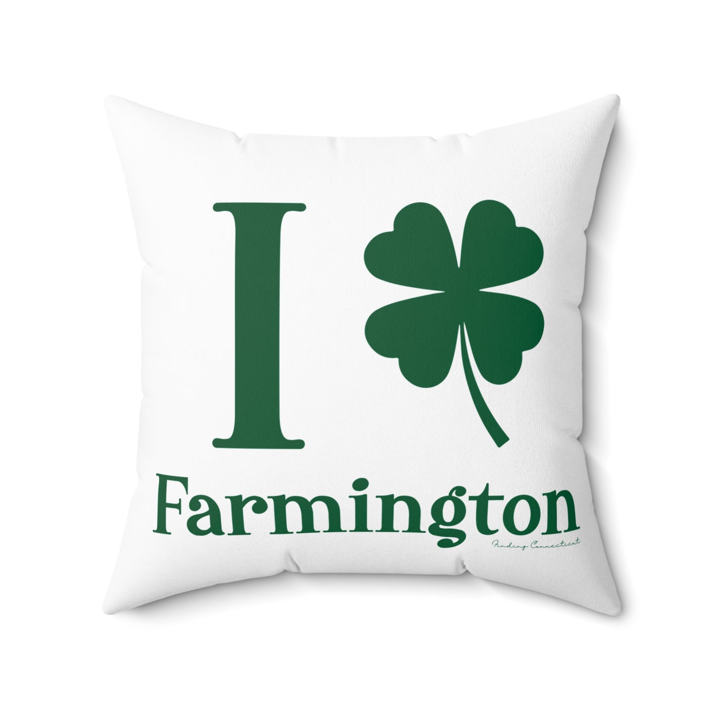 I Clover Farmington Spun Polyester Square Pillow