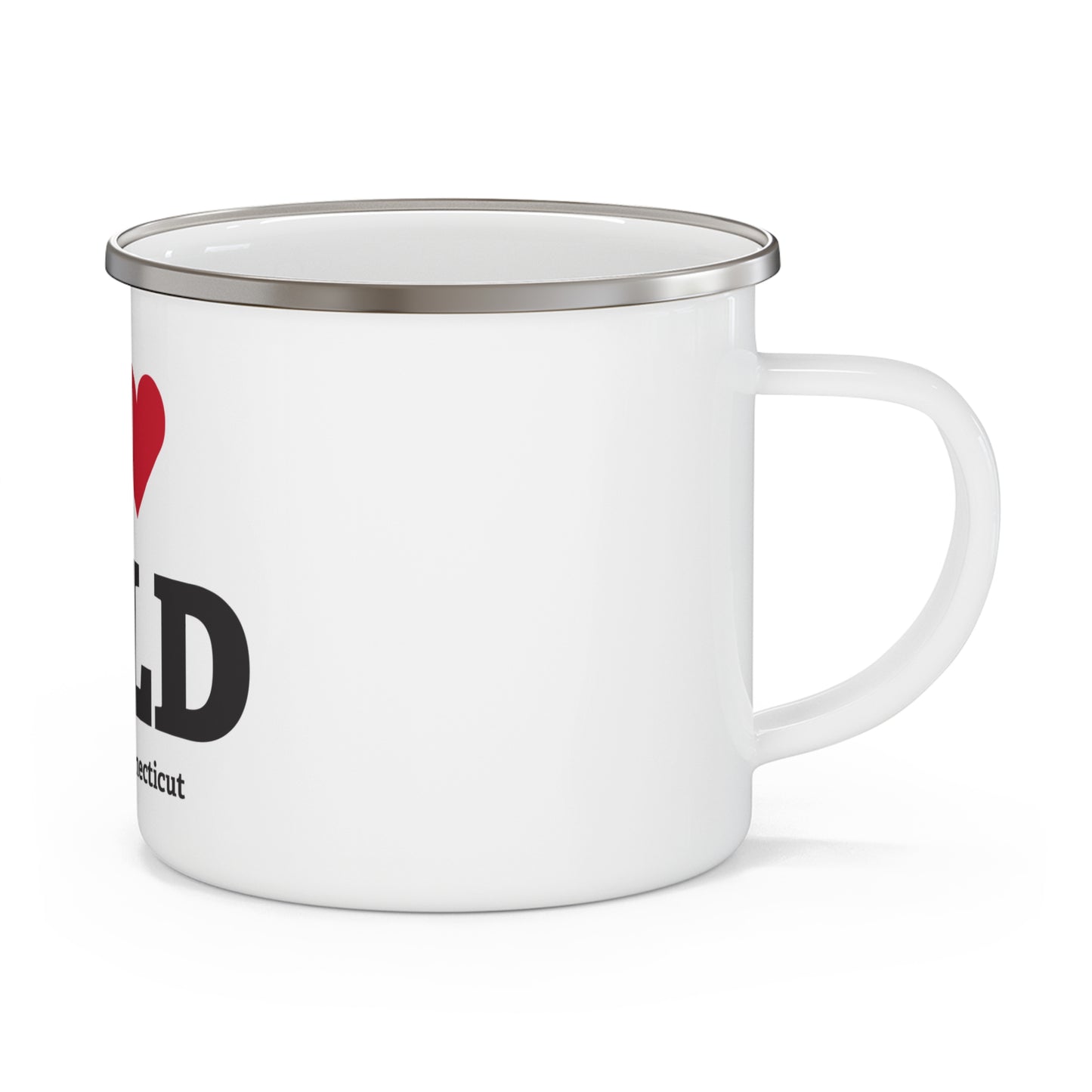 I Heart FFLD Enamel Camping Mug
