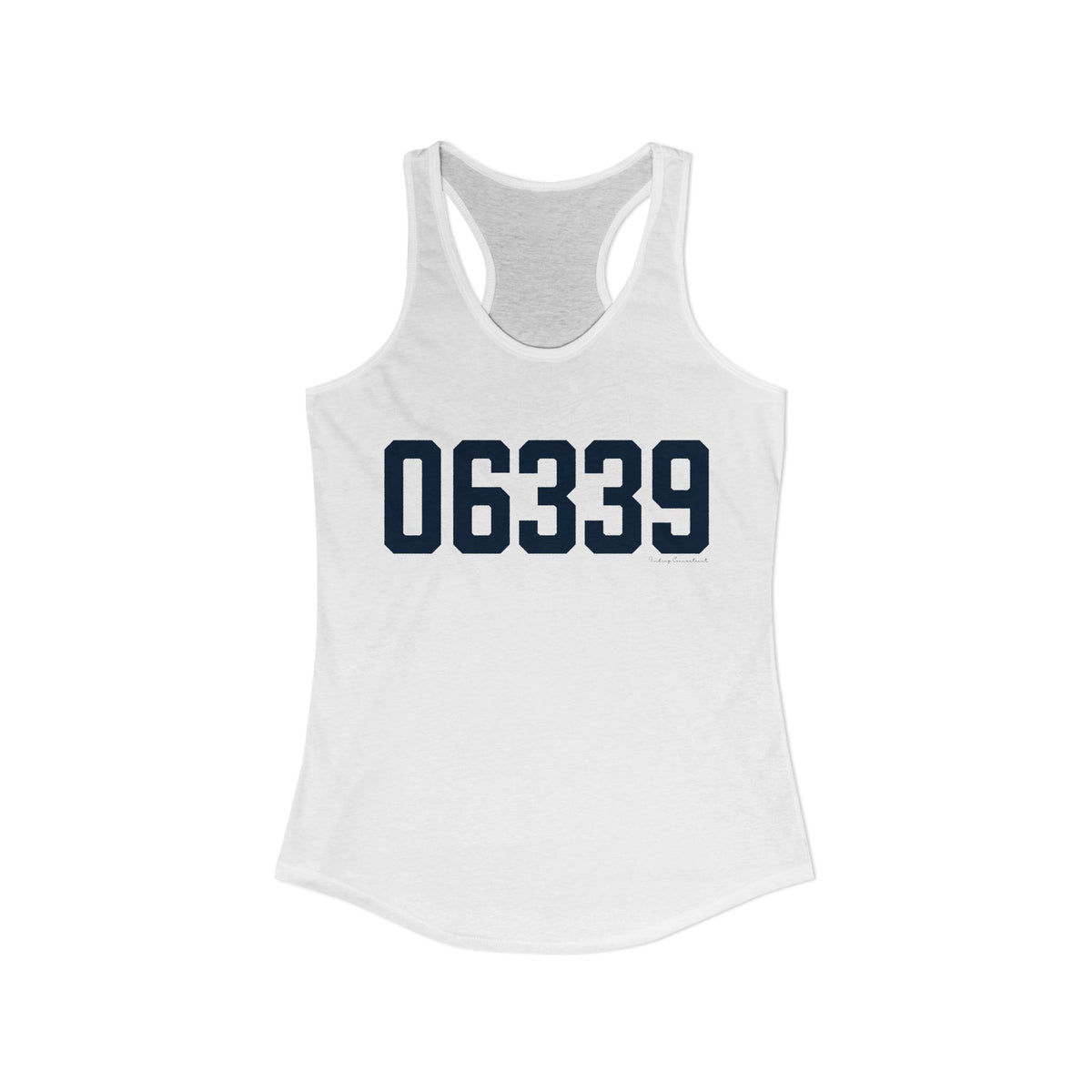06339 Ledyard Connecticut Zip Code Women's Ideal Racerback Tank Top