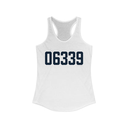 06339 Ledyard Connecticut Zip Code Women's Ideal Racerback Tank Top