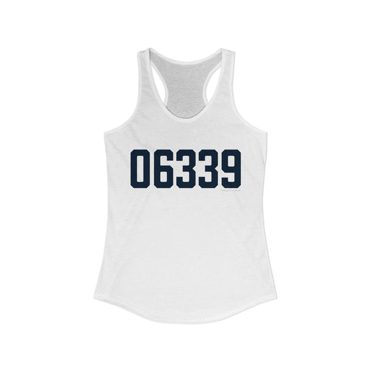 06339 Ledyard Connecticut Zip Code Women's Ideal Racerback Tank Top