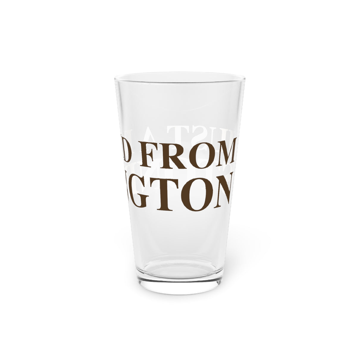 Just a kid from Stonington Pint Glass, 16oz