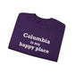 Columbia is My Happy Place Unisex Heavy Blend™ Crewneck Sweatshirt