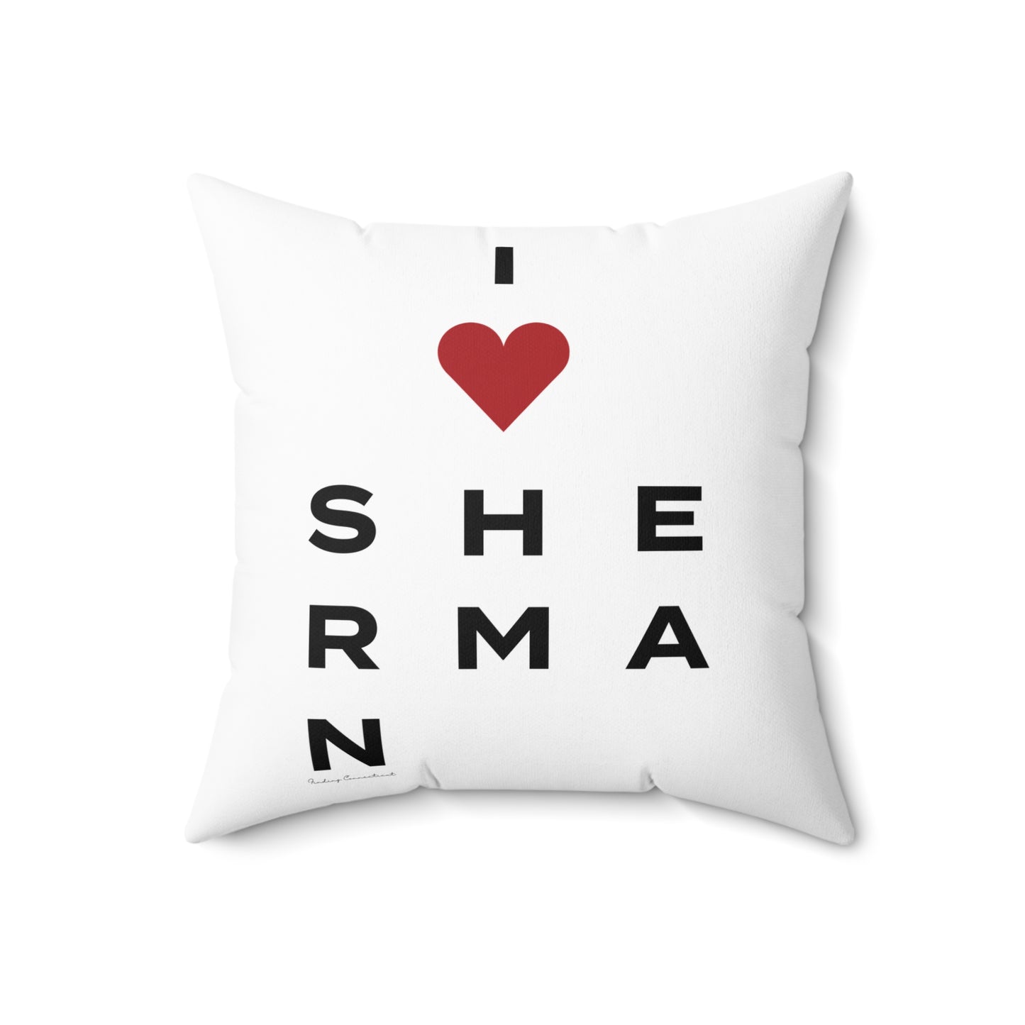 Sherman Vision Spun Polyester Square Pillow