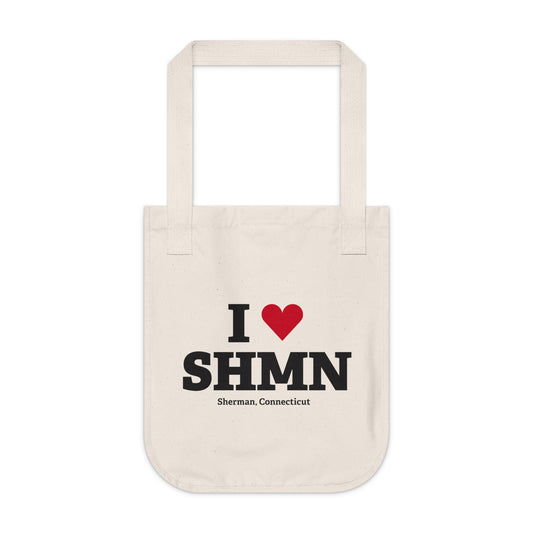 I Heart SHMN Organic Canvas Tote Bag