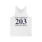 New Fairfield 203 Connecticut Unisex Jersey Tank Top