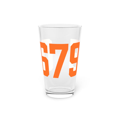 06795 Watertown Connecticut Zip Code Pint Glass, 16oz