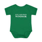Just a kid from Windsor Infant Baby Rib Bodysuit