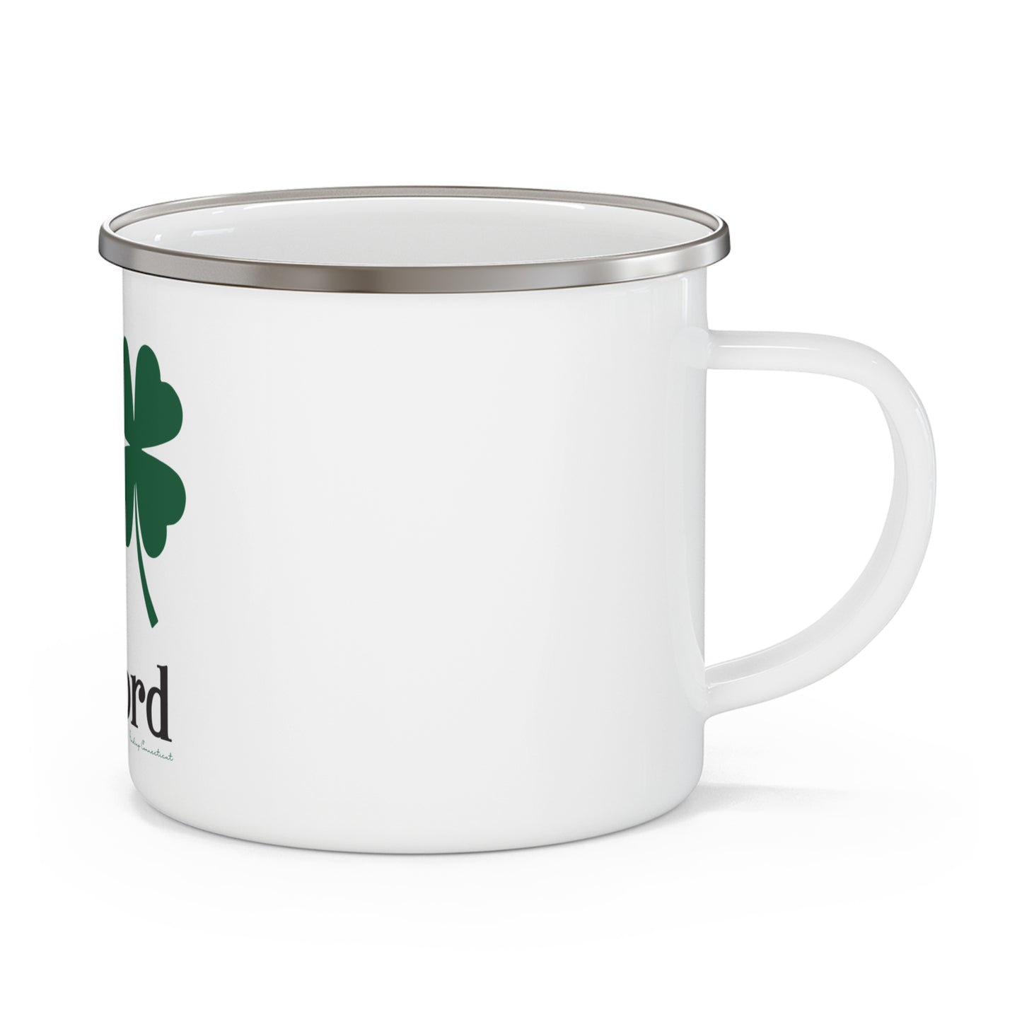 I Clover Ashford Enamel Camping Mug