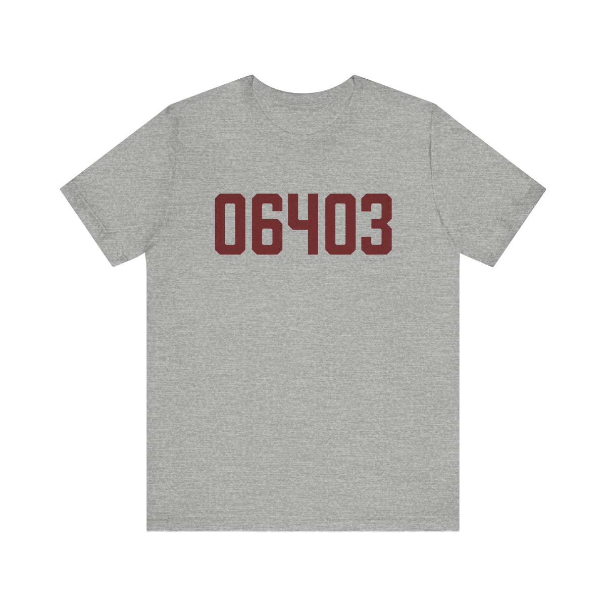 06403 Beacon Falls Connecticut Zip Code Jersey Short Sleeve T-Shirt