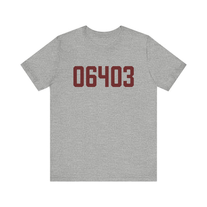 06403 Beacon Falls Connecticut Zip Code Jersey Short Sleeve T-Shirt