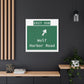 Vintage WCP Exit 55B Sign Matte Canvas, Stretched, 1.25"