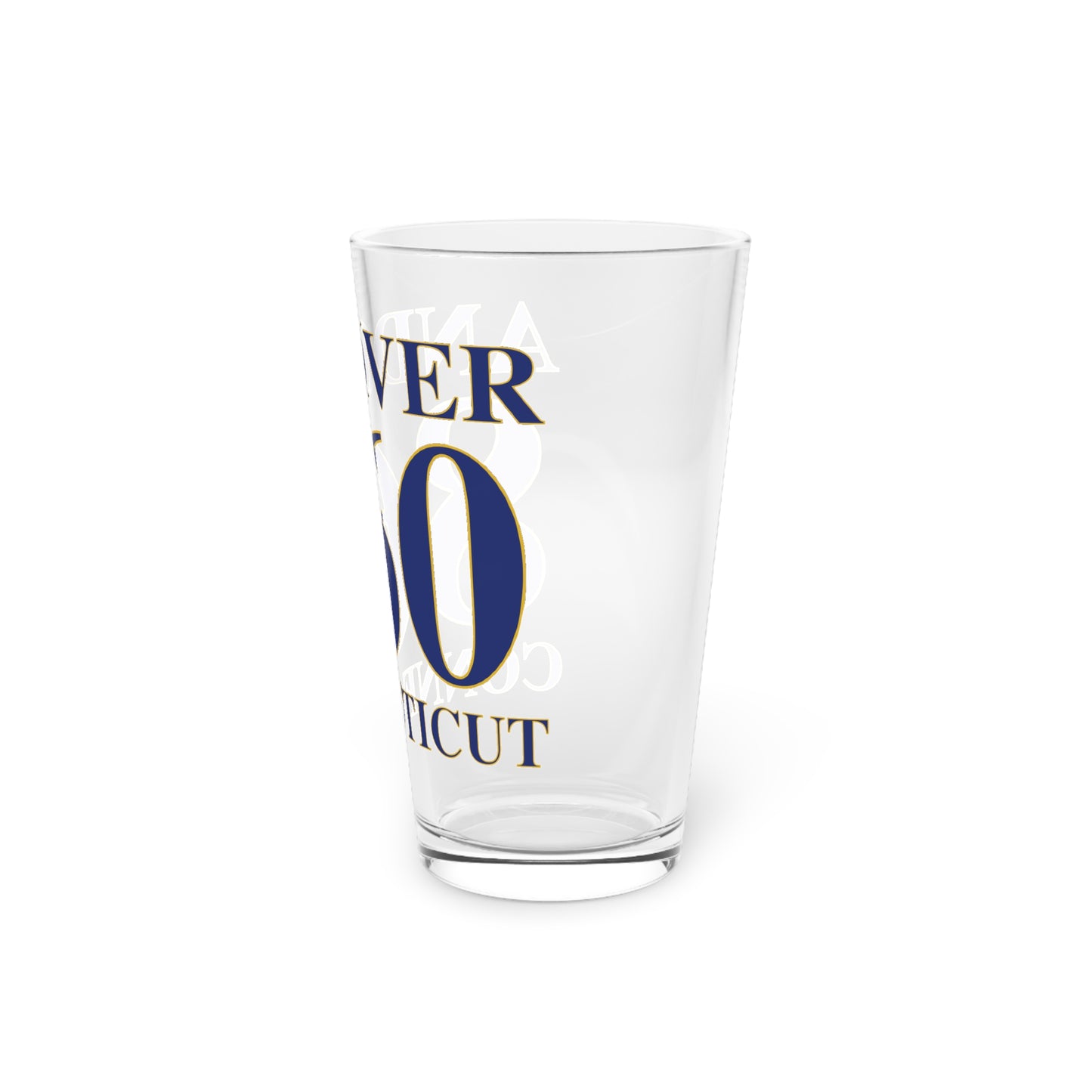 Andover 860 Connecticut Pint Glass, 16oz