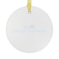 Love Connecticut Glass Ornaments