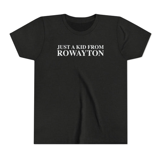 Just a kid from Rowayton Youth Short Sleeve T-Shirt