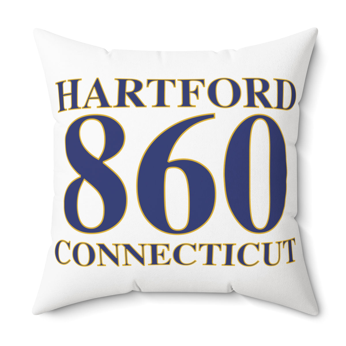 Hartford 860 Connecticut Polyester Square Pillow