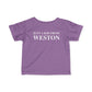 Just a kid from Weston Infant Fine Jersey T-Shirt