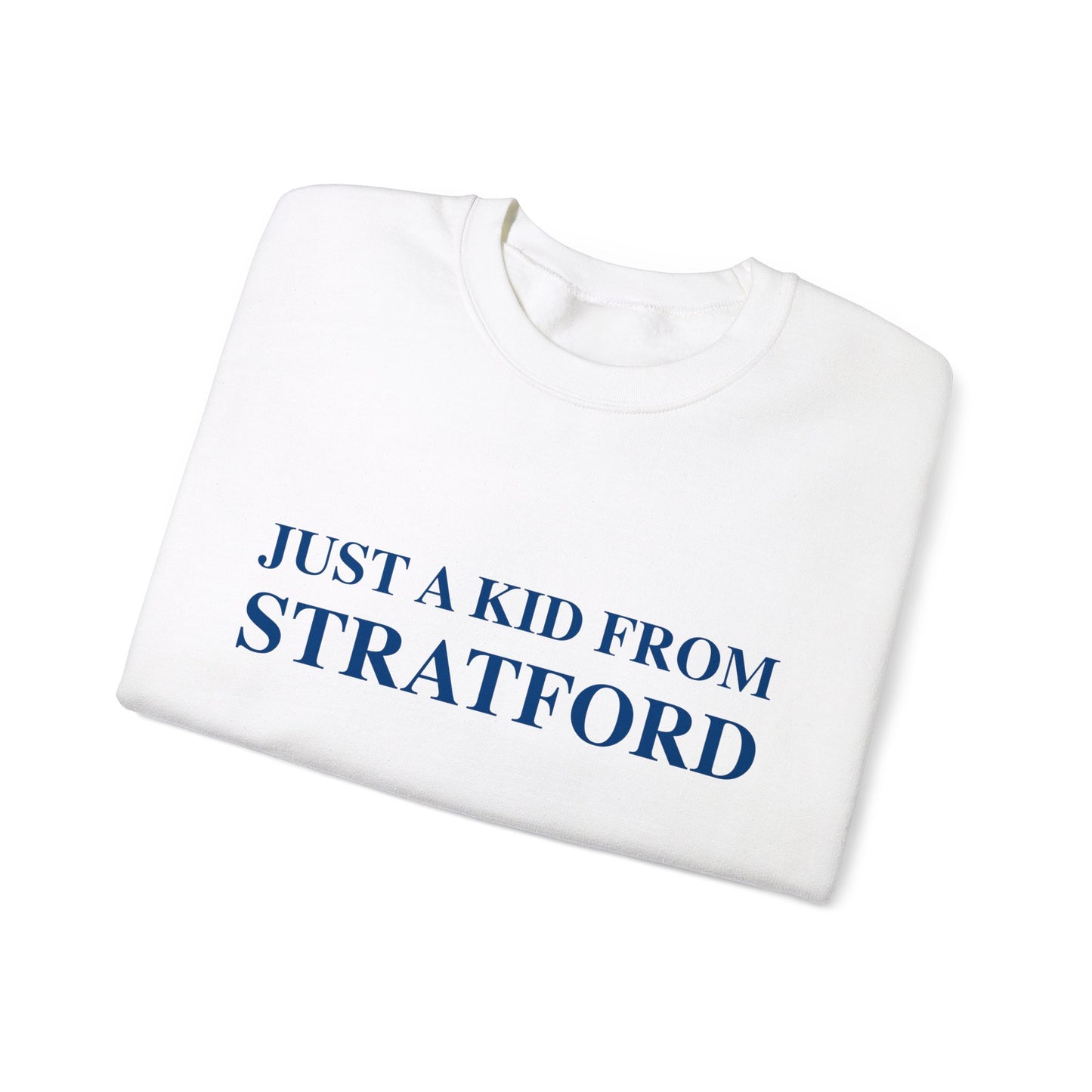 Just a kid from Stratford Unisex Heavy Blend™ Crewneck Sweatshirt