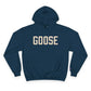 Goose Zip Code Cream & Purple Champion Hoodie