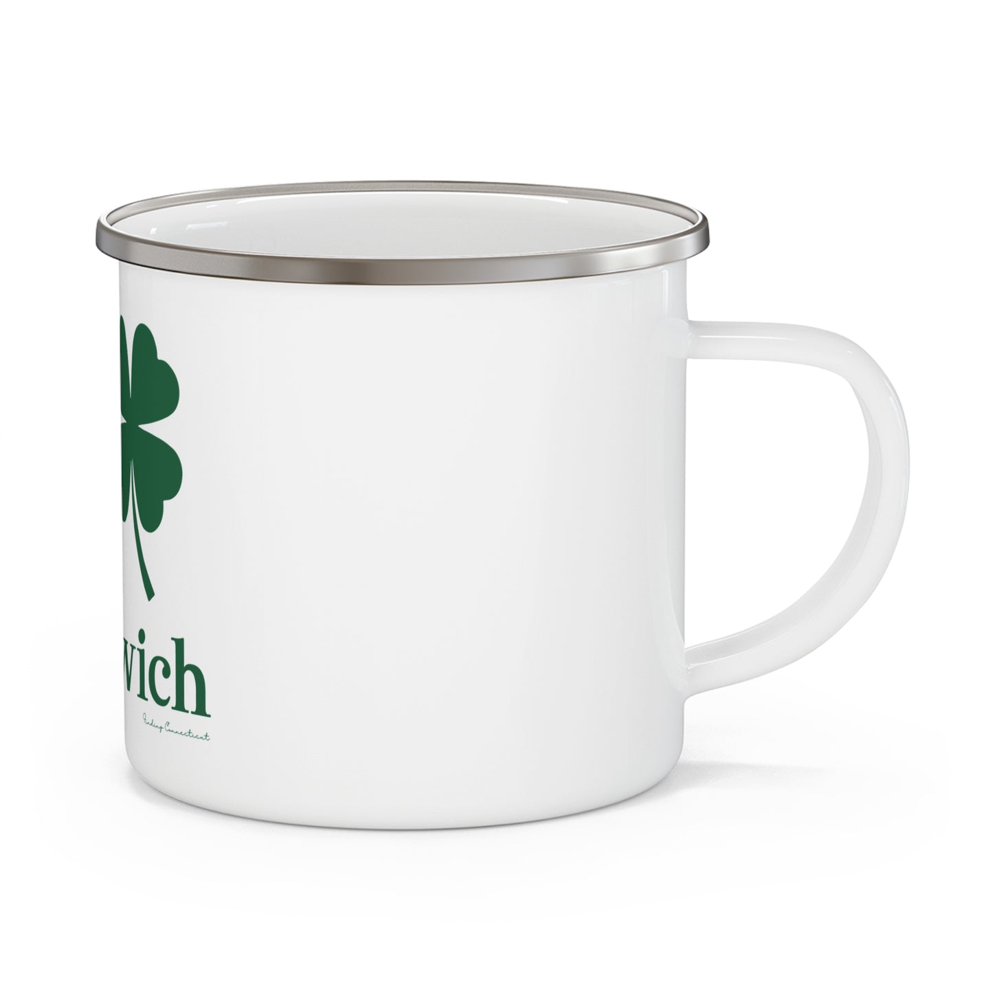 I Clover Greenwich Enamel Camping Mug