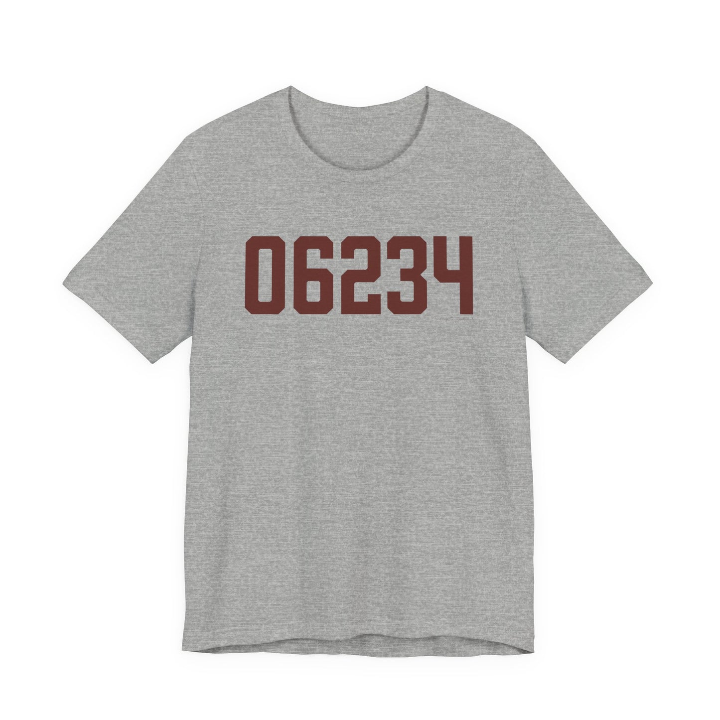 06234 Brooklyn Connecticut Zip Code Unisex Jersey Short Sleeve T-Shirt