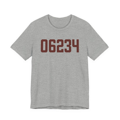 06234 Brooklyn Connecticut Zip Code Unisex Jersey Short Sleeve T-Shirt