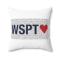 Westport Love Spun Polyester Square Pillow