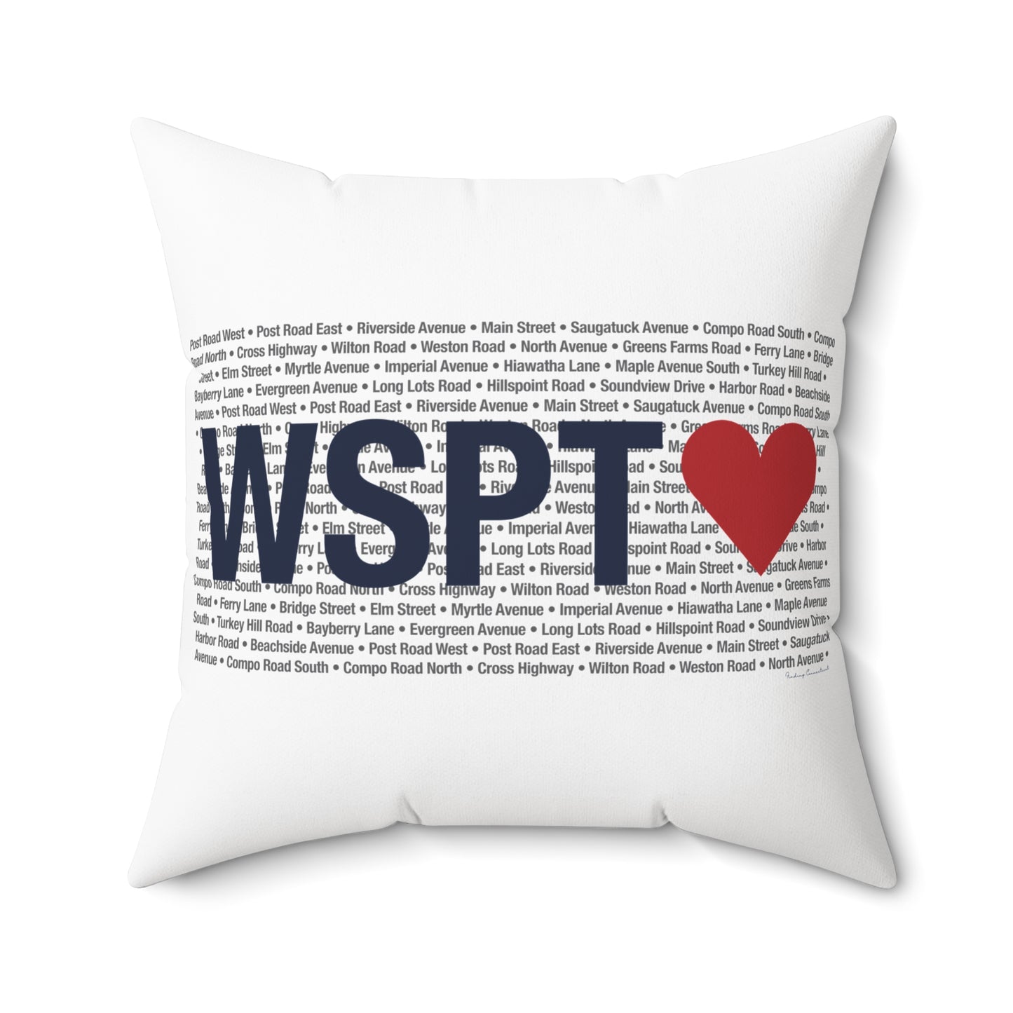 Westport Love Spun Polyester Square Pillow