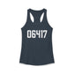 06417 Deep River CT Zip Code Women's Ideal Racerback Tank Top