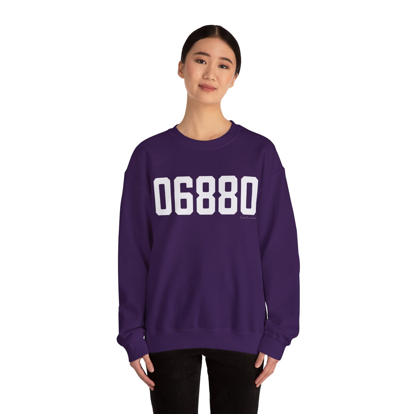 06880 Westport CT Zip Code Unisex Heavy Blend™ Crewneck Sweatshirt