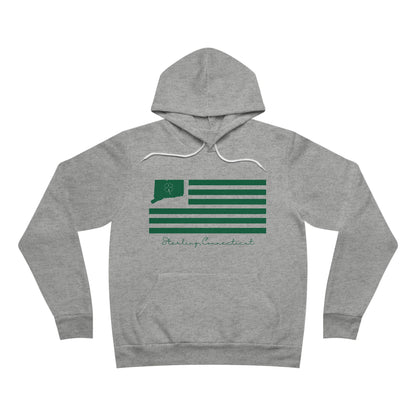 Sterling Connecticut St. Patrick’s Day Flag Unisex Sponge Fleece Pullover Hoodie