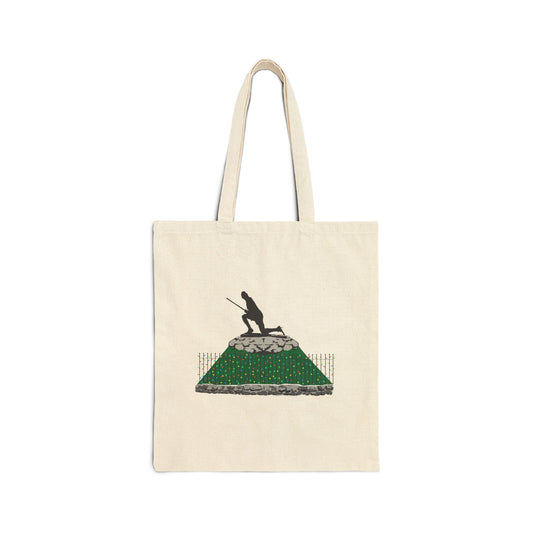 Minuteman Holiday Lights Cotton Canvas Tote Bag
