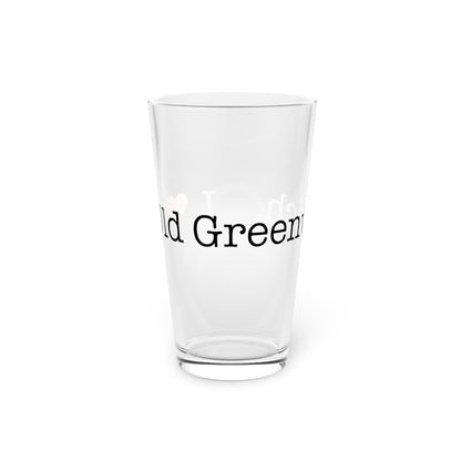 I Heart Old Greenwich. Pint Glass, 16oz