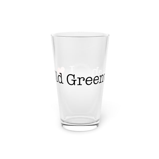 I Heart Old Greenwich. Pint Glass, 16oz