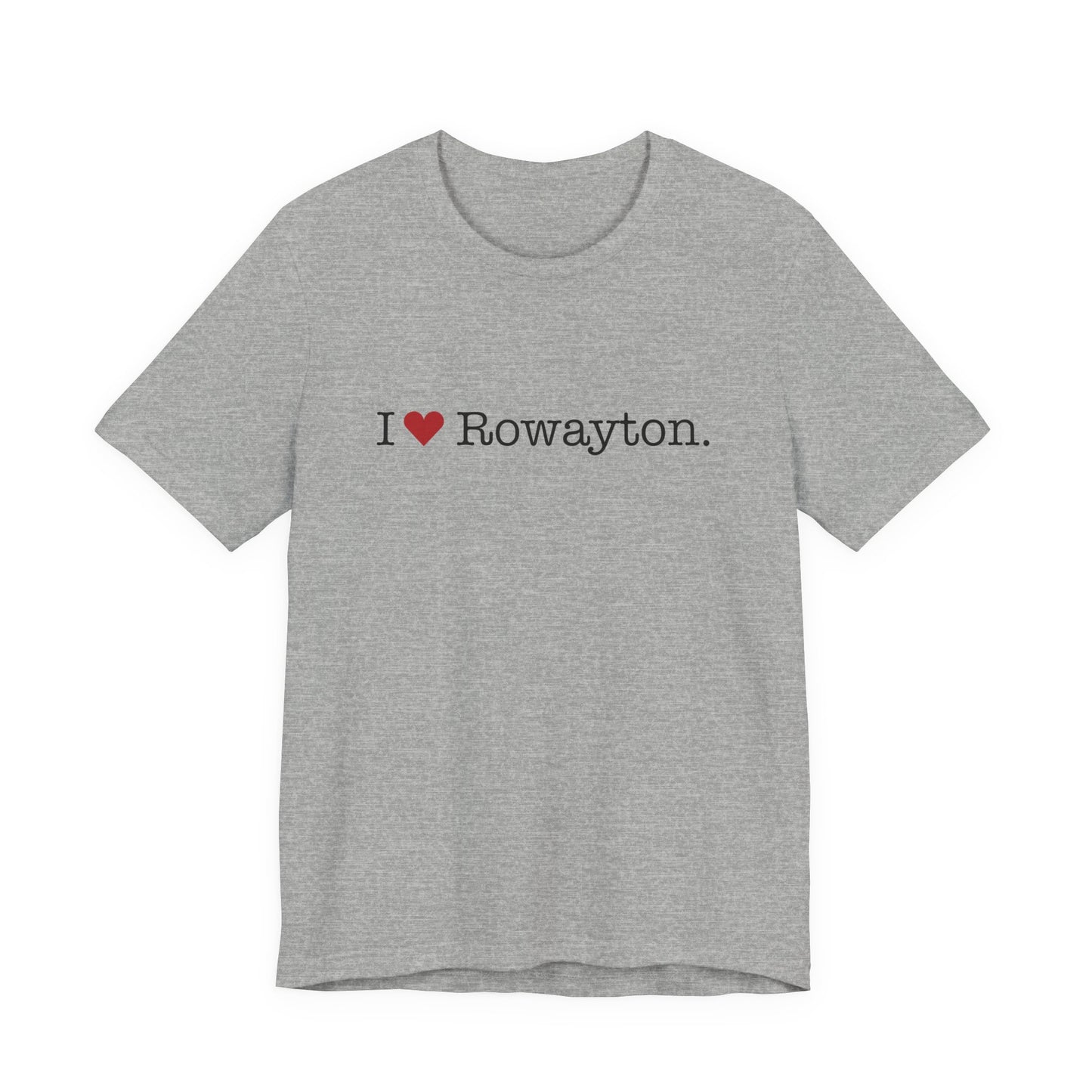 I Heart Rowayton. Unisex Jersey Short Sleeve T-Shirt
