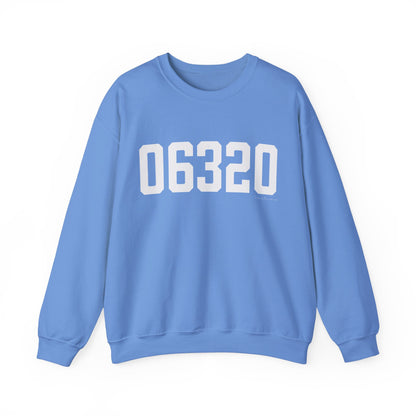 06320 - New London Connecticut Zip Code  Unisex Heavy Blend™ Crewneck Sweatshirt