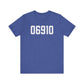06910 Stamford CT Zip Code Unisex Jersey Short Sleeve T-Shirt