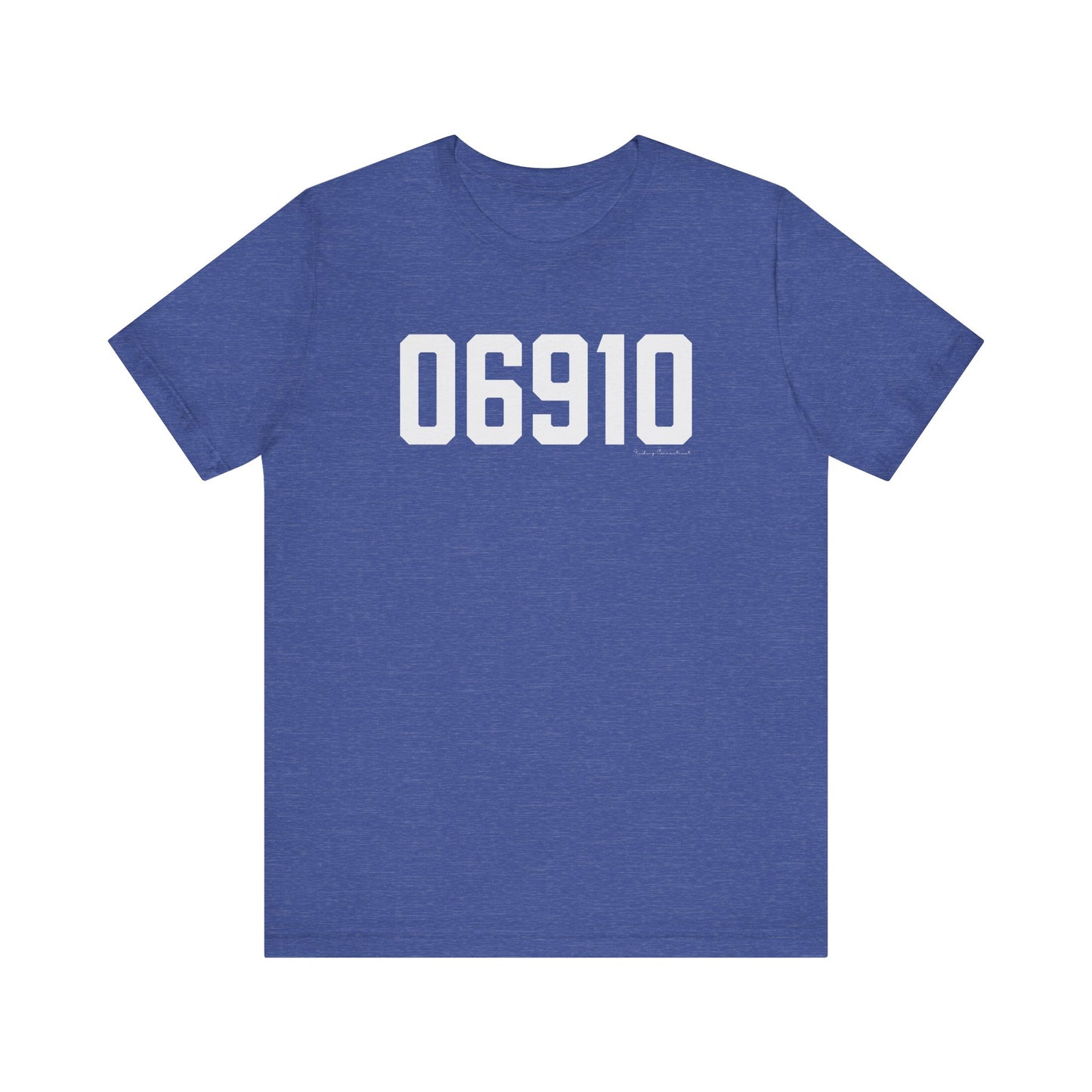 06910 Stamford CT Zip Code Unisex Jersey Short Sleeve T-Shirt