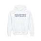 Just a kid from New Haven Youth Heavy Blend Hooded Sweatshirt